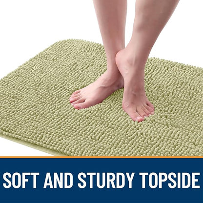 OLANLY Dog Door Mat for Muddy Paws 36x24, Super Absorbent Chenille Mud Mat | - Image 4