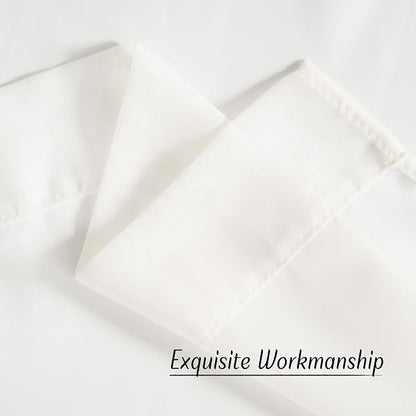 NICETOWN Natural Voile Sheer Bedroom Curtains 84 Inches Long, Grommet Airy & - Image 6