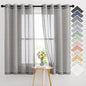 NICETOWN Sheer Curtains Open Linen Blend by NICETOWN