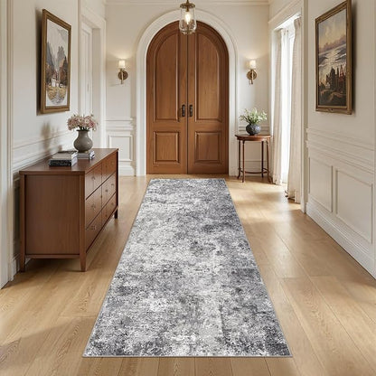 UERMEI 3x8 Washable Runner Rug for Hallway, Non Slip Low Pile Kitchen Carpet - Image 8