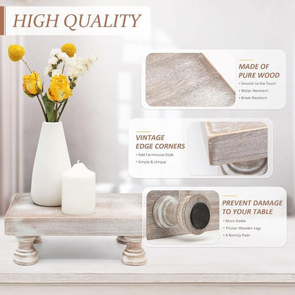 EOSAHR Farmhouse Riser for Room Decor : Decorative Pedestal Stand For Display - Image 8