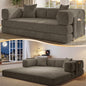 78.8" Convertible Futon Sofa Bed, Corduroy Futon Couch by CUBENTE