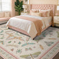 Floral Pink Rugs for Bedroom Girls 6x9 by HazoHaus