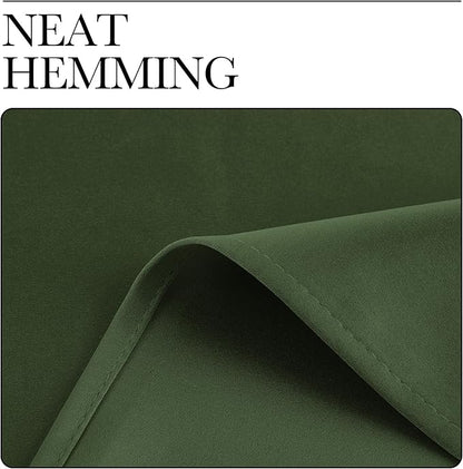 NICETOWN Room Darkening Dark Green Curtains - Image 7