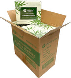 1000 Count | KingSeal Bamboo Coffee Stir Sticks, 5.5 inches, Square End, Stronger and Thicker Than Standard Wood, 100% Renewable and Biodegradable - 1 Box of 1000 Stirrers