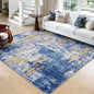 RELEANY Washable Area Rugs Square 8ft Non-Slip Modern Abstract Soft by RELEANY