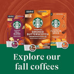 Starbucks K-Cup Coffee Pods, Smoked Butterscotch Flavored Coffee for Keurig Brewers, 100% Arabica, Limited Edition, 1 Box (10 Pods)