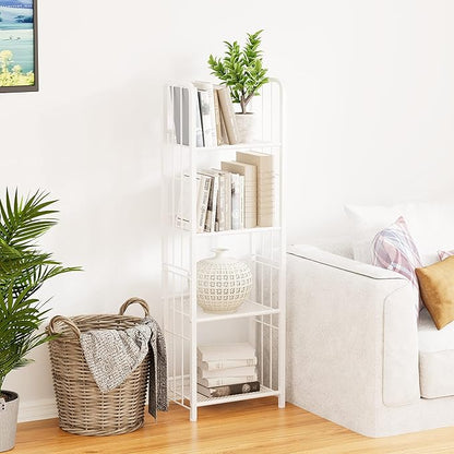 Bookshelf Storage Shelf Small Bookcase Freestanding Storage Stand - Image 5