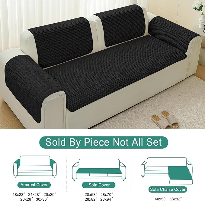 Foxdecor Couch Cover Sofa Covers Washable, Dog Bed Cover Couch Covers - Image 6