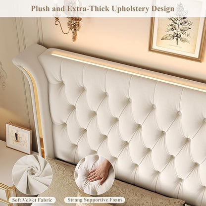 Keyluv Queen Smart LED Bed Frame - Image 6