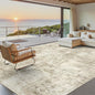 Soalmost 9x12 Area Rugs for Living Room Washable Rug Abstract Beige/Gray | by Soalmost