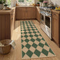 Lahome Checkered Easy Jute Kitchen Runner Rug, 2x8 Outdoor Rugs Washable | by Lahome
