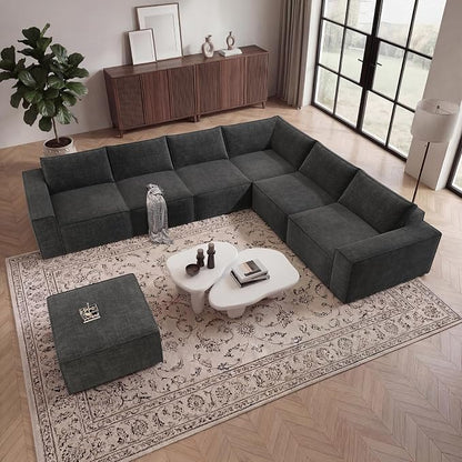Vesgantti 143.7" Boneless Couch by Vesgantti