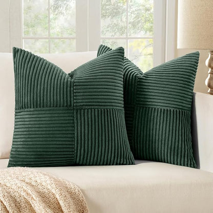 MIULEE Army Green Decorative Throw Pillow Covers - Image 7