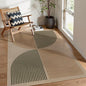 Lahome Enfys Modern Rainbow Easy Jute Rug, 4x6 Washable Rugs by Lahome