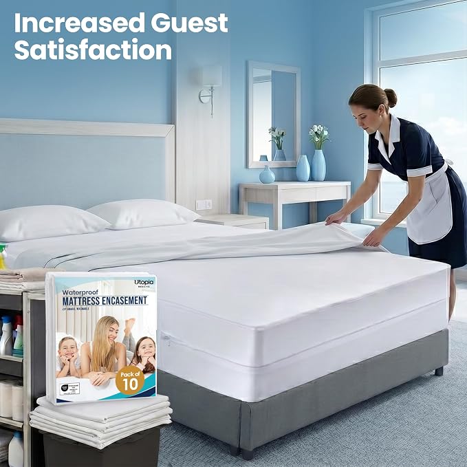 Utopia Bedding Waterproof Mattress Protector Full XL Size, Zippered Mattress - Image 4