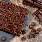 Chocolate Bar Molds - Silicone, Non-Stick, Pistachio & Milk Chocolate - 2 of Each - Set of 6