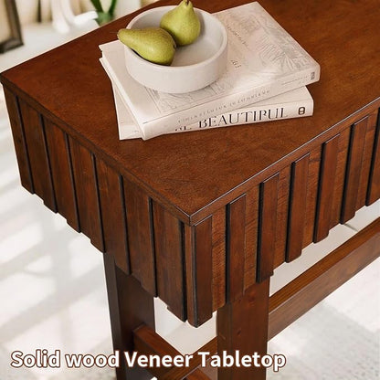 52" Solid Wood Console Table for Entryway, Modern Sofa Table Behind Couch - Image 7