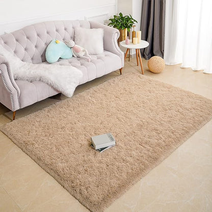 Chicrug Soft Area Rugs for Bedroom Living Room Plush Fluffy Rug 9x12 | Shag - Image 9