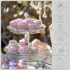 Silver Edible Glitter - 5g Food Grade Cake Decorating Shimmering Glitter, Edible Sprinkle Luster Dust for Drinks, Chocolates, Fondant, Strawberries, Cupcakes, Candy, Cookie - Vegan