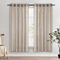 MIULEE Natural Linen Curtains 52x72 Inch Length by MIULEE