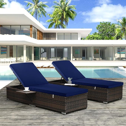 Chaise Lounge Cushion for Outdoor Furniture, Waterproof Fade and Tear Resistant - Image 5