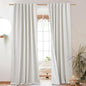 NICETOWN 100% Absolutely Blackout Linen Curtains by NICETOWN