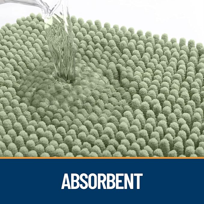 OLANLY Dog Door Mat for Muddy Paws 59x20, Super Absorbent Chenille Mud Mat | - Image 3