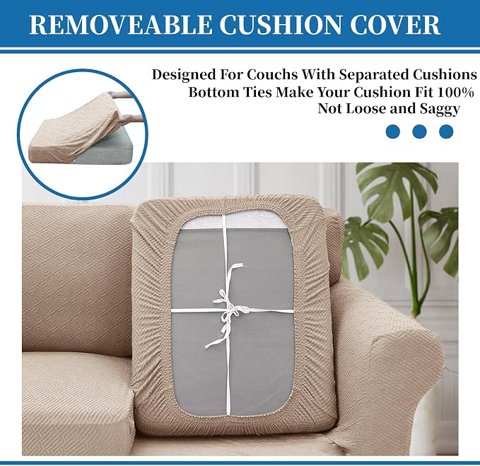 XINEAGE 2026 New 4 Pieces Couch Covers - Image 6