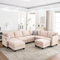 122.8" Large Sectional Couches for Living Room, 6 Seater L Shaped Modular by ZXDesign