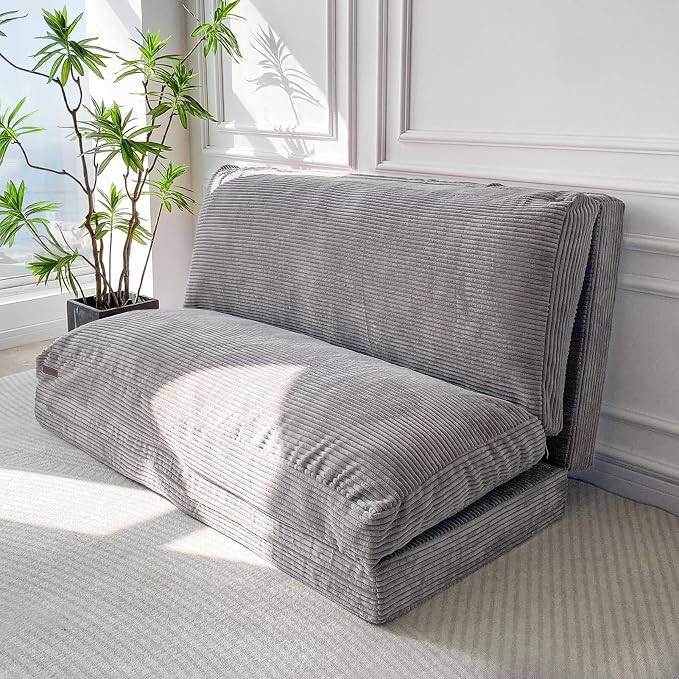 MAXYOYO Folding Sofa Bed, Floor Sofa Convertible Sleeper Chair by MAXYOYO