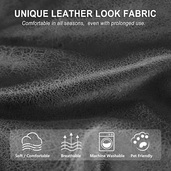 ANARACHON Leather Look Recliner Console Cover - Image 5