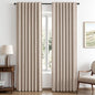 MIULEE 100% Blackout Linen Curtains by MIULEE