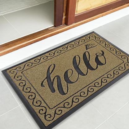 Yimobra Welcome Mats for Front Door 29.5x17, Heavy Duty Waterproof Outdoor Door - Image 6