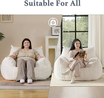 Giant Plush Bean Bag Chair for Adults - Image 6