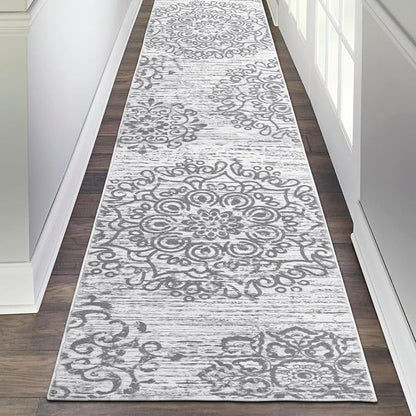 HEBE Hallway Runner Rug 2'x10', Washable Non Slip Kitchen Rug Runner | Soft - Image 7