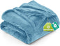 Utopia Bedding Soft Fleece Bed Blanket Queen Size Washed Blue | Microfiber by UTOPIABEDDING