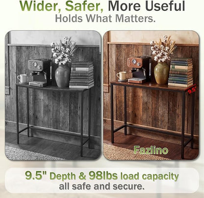 Sturdy Console Table with 98 lb Capacity, Stable Wobble-Free Design - Image 4