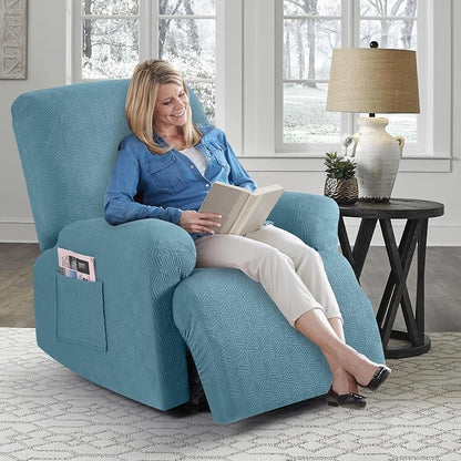 Timeles Recliner Covers Recliner Chair Covers Reclining Couch Covers Sofa - Image 8