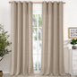 YoungsTex Oatmeal Linen Curtains 98 Inch Length by YoungsTex