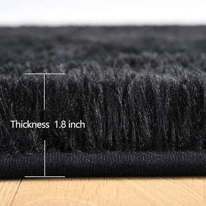 Chicrug Soft Runner Rug for Bedroom Living Room Plush Fluffy Rug 2x3 | Shag - Image 2