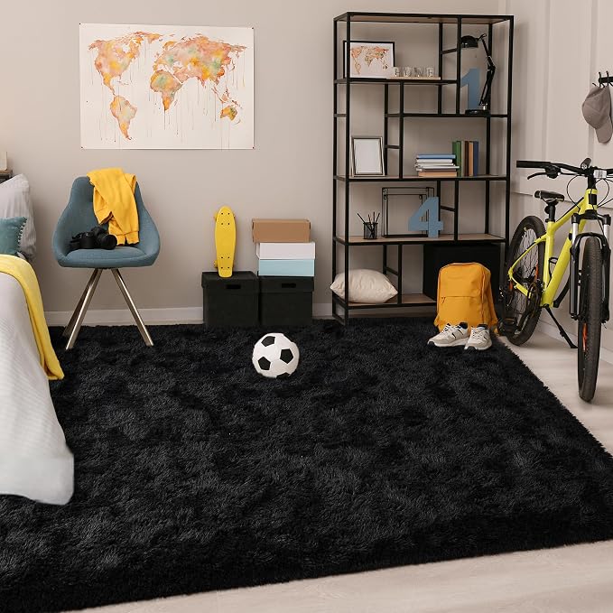 Chicrug Soft Area Rugs for Bedroom Living Room Plush Fluffy Rug 3x5 | Shag - Image 4