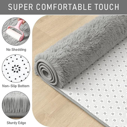 LOCHAS Area Rugs Fluffy Living Room Carpets - Image 6
