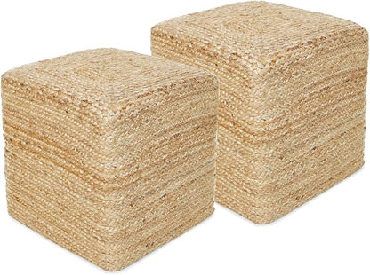 REDEARTH · Cube Pouf Foot Stool Ottoman by REDEARTH
