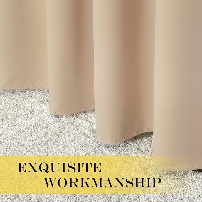 NICETOWN Room Darkening Window Curtain Extra Long 120" - Image 6