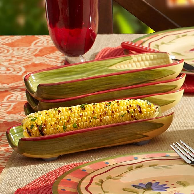 Pfaltzgraff Napoli Corn Dishes, Set of 4, Multicolor
