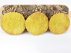 POPPY Embossing Rolling Pin with Wildflower Corn Poppies Pattern. Dough roller for embossed cookies and Pottery by Algis Crafts