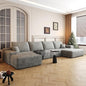 136" Sectional Couches for Living Room Cloud Couch Sofa by AWarmHomeForYou