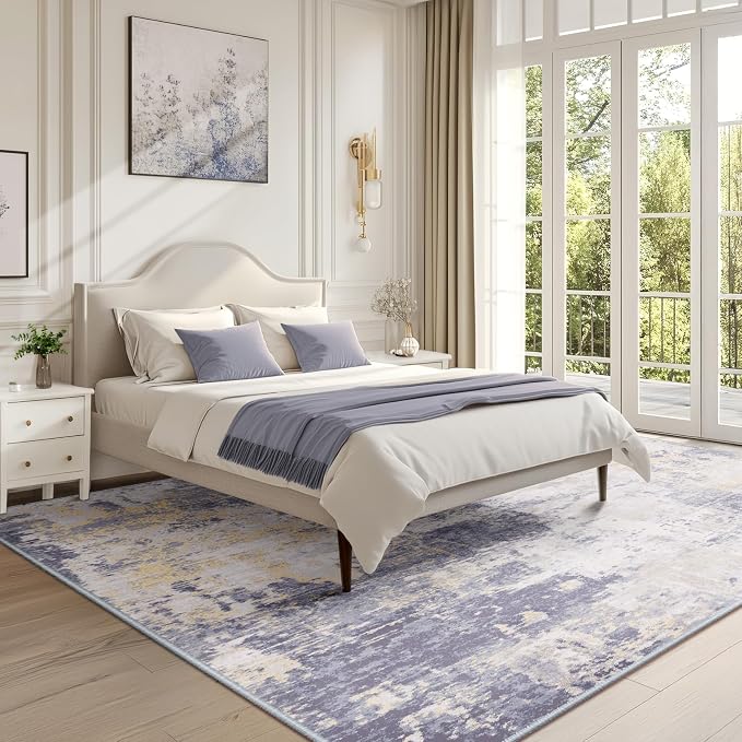 RELEANY Washable 7'x9' Abstract Area Rug - Image 2