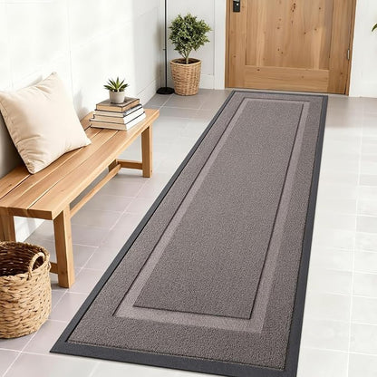 OLANLY Front Door Mat Outside 71x23, All-Season Heavy-Duty Rubber Doormat | by OLANLY